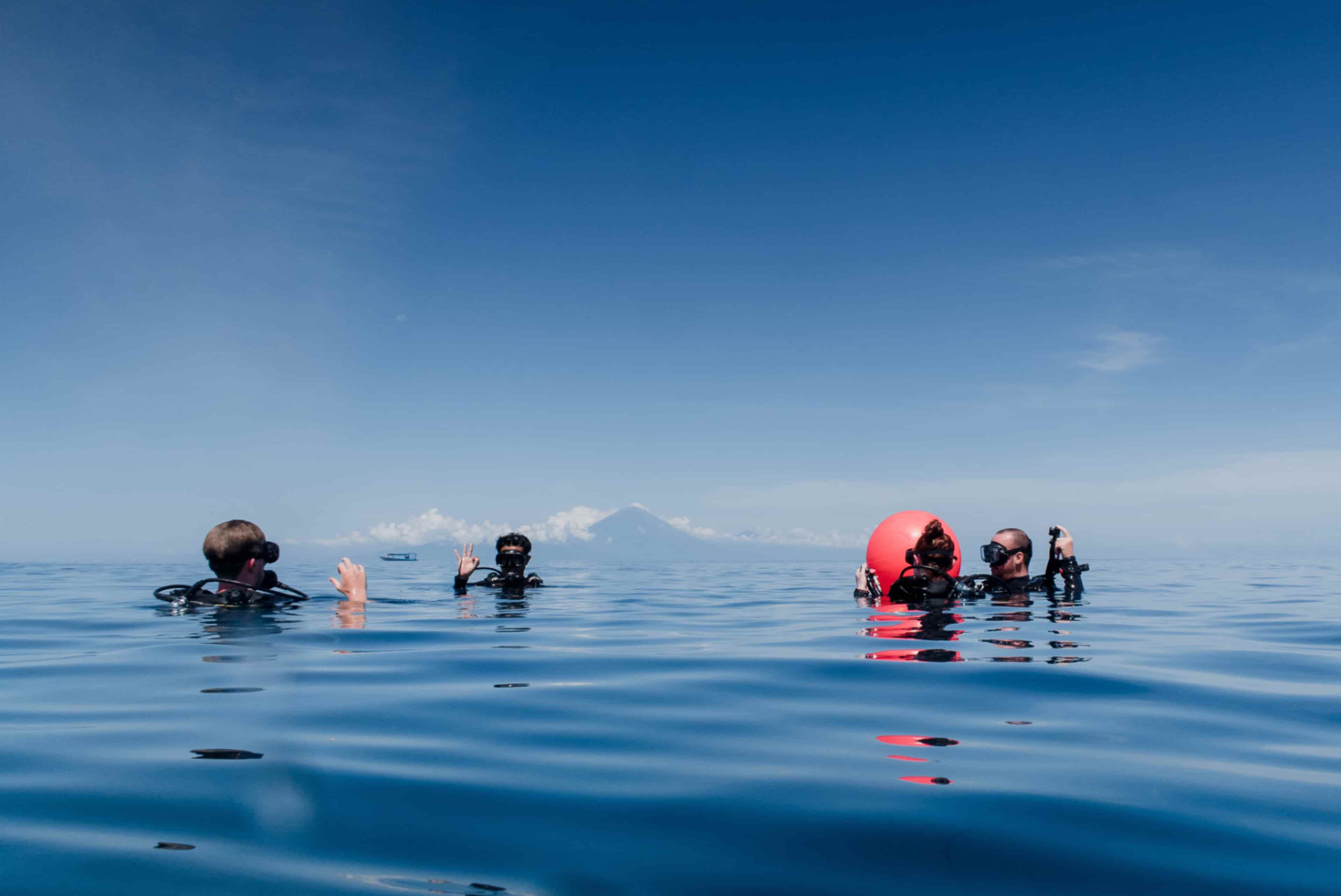 Trial scuba diving in Bali in the best spots
